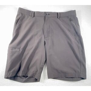 Greg Norman Golf Shorts Men's 34 Dark Brown‎ Performance Side Pocket
